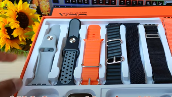 7 in 1 Smart Watch - 7 Straps Smart watch Ultra watch 8 for Gift - 7in1 Smart watch for Boys - 7 in 1 Ultra Smart watch for Girls - Ultra 7 in 1 strap - Smart watch with 7 straps - Smart watch 7 in 1 - Ultra Smart watch 7 straps - Smartwatch Ultra 8 watch